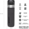 Stanley The Quick Flip Water Bottle 0,70L - Thermosfles - Charcoal
