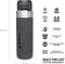 Stanley The Quick Flip Water Bottle 1,06L- Thermosfles - Charcoal