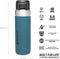Stanley The Quick Flip Water Bottle 1,06L - Thermosfles - Lagoon