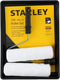 STANLEY Verfrollerset - 2 Polyester Verfrollers - 230 mm - 1 Verfbak - 1 Houder met Stop