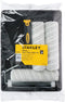 STANLEY Verfrollerset - 230mm - 3x Roller, 1x Houder, 1x Verfbak - Voor Gladde Ondergronden
