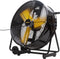 Stanley Vloerventilator ST-24DCT-E - Ventilator voor Bouwplaats - Verrijdbaar - 80 x 26 x 77 CM - Metaal - IPX4 Gecertificeerd - 82dB - Zwart/Geel