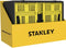 Stanley Vouwkrat FT505 - Opvouwbare Boodschappenkrat - Draagcapaciteit tot 25KG - Inhoud 50L - 56,8 x 41 x 27,2 CM - Zwart/Geel