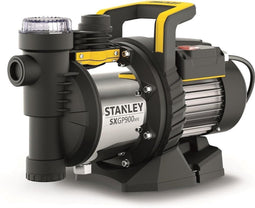 Stanley Zelfaanzuigende pomp, 900 W, tuinpomp, roestvrij staal, 3600 l/h, IPX4, waterfilter