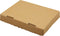 Stansdoos, Golfkarton, 43 x 31 x 4 cm, vaste deksel, bruin (25 stuks)