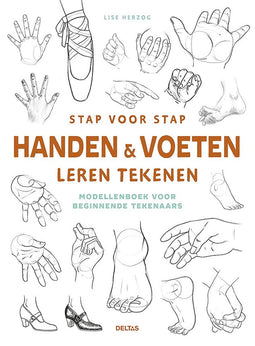 Stap voor stap handen en voeten leren tekenen