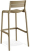 Stapelbare barkruk 114 kunststof in Beige
