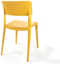 Stapelbare kantinestoel 0100 Zwart