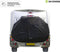 STAR fietsdragerhoes van DS COVERS – Outdoor – Waterdicht – Zonder gevarenbordhouder – 300D Oxford – Incl. Opbergzak – geschikt voor 2/3 fietsen – beschermt de fiets(en) achterop de caravan en camper