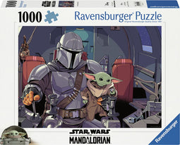 Star Wars The Mandalorian with Grogu Puzzel (1000 stukken)