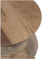 StarFurn Bijzettafel Abel Mangohout Ø30cm