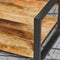 Starfurn - Bijzettafel Boaz - Salontafel - Mangohout - Boaz met onderblad | 60 cm - Duurzaam