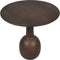 StarFurn Bijzettafel Donna Bruin Ø50cm