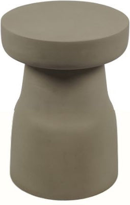 StarFurn Bijzettafel Drum Taupe Ø40cm