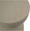 StarFurn Bijzettafel Drum Taupe Ø40cm
