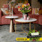 StarFurn Bijzettafel Essy Large Wit Marmer 45cm
