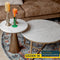 StarFurn Bijzettafel Essy Large Wit Marmer 45cm