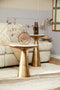 StarFurn Bijzettafel Essy Large Wit Marmer 45cm