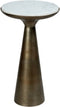 StarFurn Bijzettafel Essy Small Wit Marmer 38cm