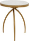StarFurn Bijzettafel Kay Wit Marmer 40cm