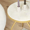 StarFurn Bijzettafel Kay Wit Marmer 40cm