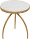 StarFurn Bijzettafel Kay Wit Marmer 40cm