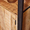 StarFurn - Boekenkast - Boekenrek - Opbergkast - Opbergrek - Kast - Boaz Naturel Mangohout 1 Deur