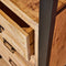 StarFurn - Boekenkast - Boekenrek - Opbergkast - Opbergrek - Kast - Boaz Naturel Mangohout 1 Deur