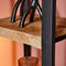 StarFurn - Boekenkast - Boekenrek - Opbergkast - Opbergrek - Kast - Boaz Naturel Mangohout 1 Deur