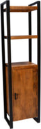 StarFurn - Boekenkast - Boekenrek - Opbergkast - Opbergrek - Kast - Boaz Naturel Mangohout 1 Deur