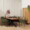 StarFurn Boomstamtafel Boston Mangohout Naturel 200cm