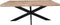 StarFurn Boomstamtafel Boston Mangohout Naturel 220cm