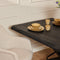 StarFurn Boomstamtafel Boston Mangohout Zwart 160cm