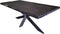 StarFurn Boomstamtafel Boston Mangohout Zwart 160cm