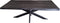 StarFurn Boomstamtafel Boston Mangohout Zwart 300cm