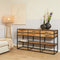 StarFurn Dressoir Denver Mangohout en Metaal Naturel 160cm