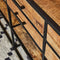StarFurn Dressoir Denver Mangohout en Metaal Naturel 160cm