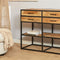 StarFurn Dressoir Denver Mangohout en Metaal Naturel 160cm