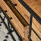 StarFurn Dressoir Denver Mangohout en Metaal Naturel 160cm