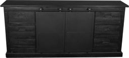 StarFurn Dressoir Fresno Zwart 200cm