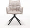 StarFurn Eetkamerstoel Dani Velvet Champagne