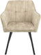 StarFurn Eetkamerstoel Emma Velvet Taupe