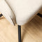 StarFurn Eetkamerstoel Hanna Beige met Armleuning - Set van 2