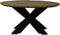 StarFurn Eetkamertafel Arlington Mangohout Naturel Ø120cm