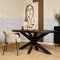 StarFurn Eetkamertafel Denver Zwart Ovaal 160cm