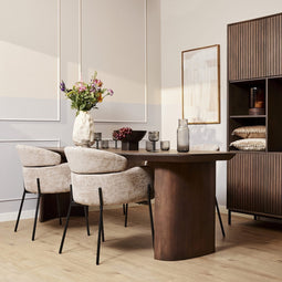 StarFurn Eetkamertafel Maré Mangohout 240cm
