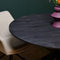StarFurn Eetkamertafel New York Mangohout Zwart Ø150cm