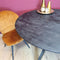 StarFurn Eetkamertafel New York Mangohout Zwart Ø150cm