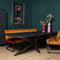StarFurn Eetkamertafel New York Mangohout Zwart Rechthoek 160cm