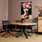 StarFurn Eettafel Denver Mangohout Ø110cm